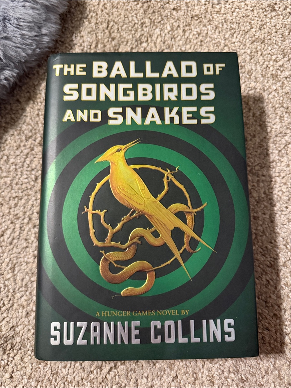 The Ballad of Songbirds and Snakes - Green & Gold Hardcover